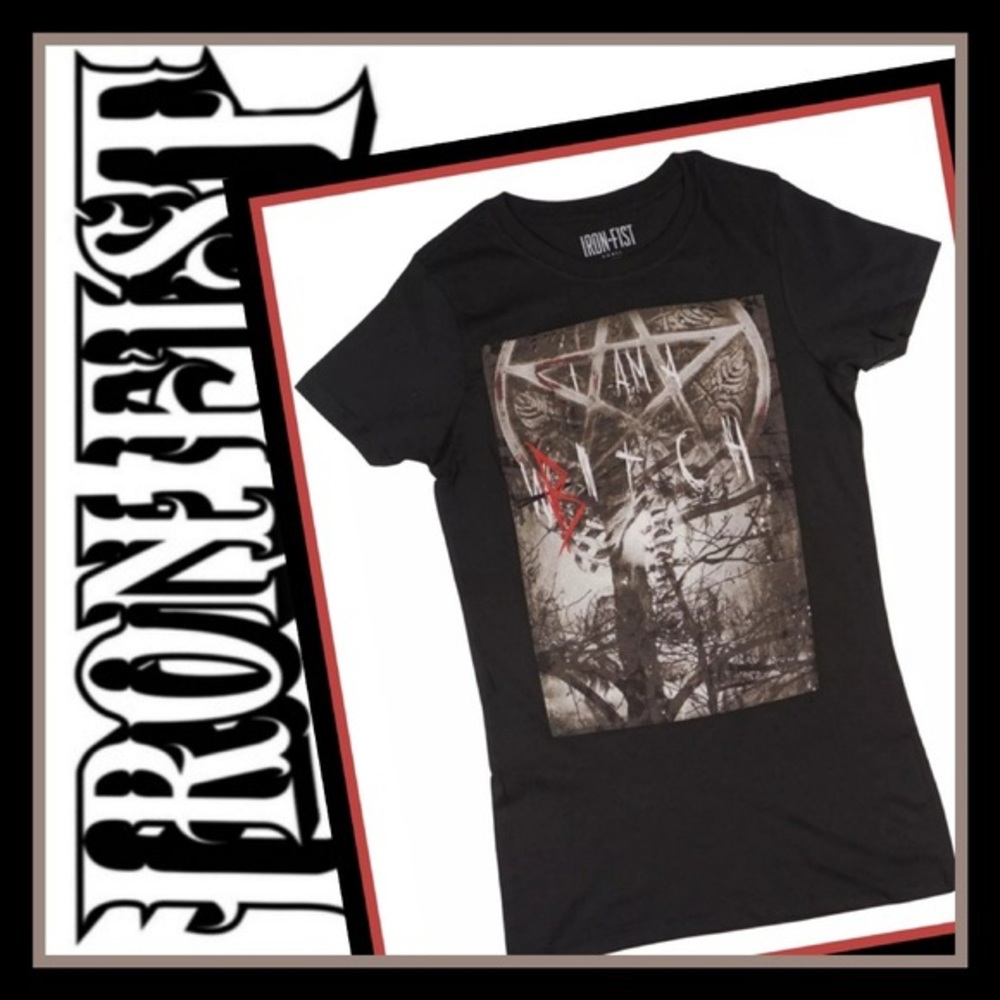 🖤NWT Iron Fist Witch Shirt! Rare!🖤